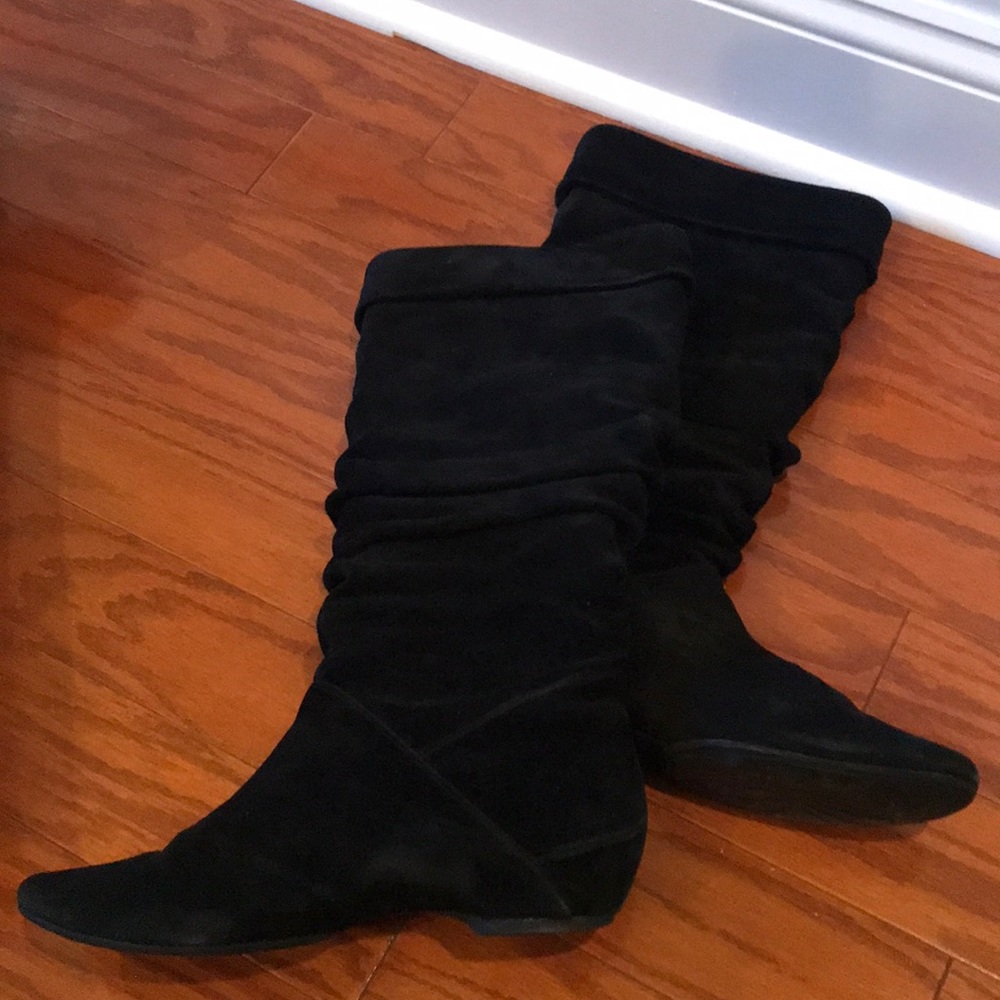 Black Suede Boot